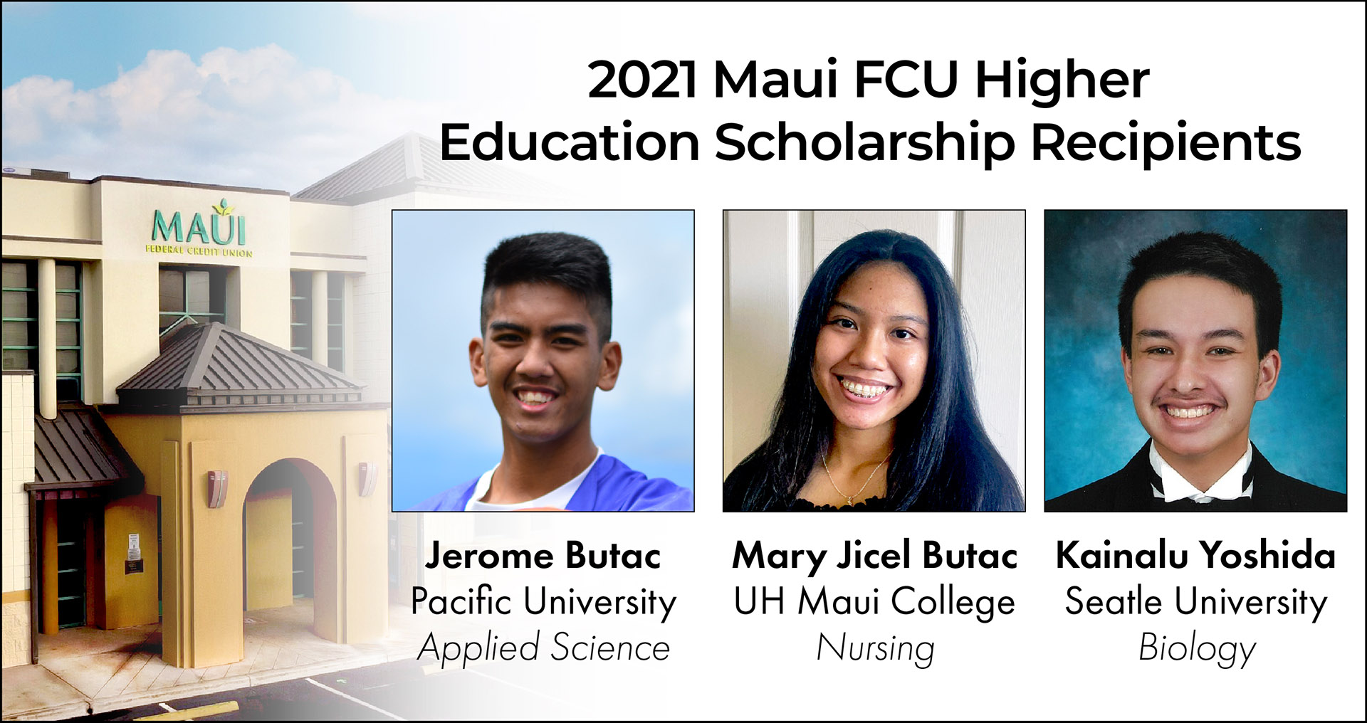 Maui FCU -Scholarship 2021 