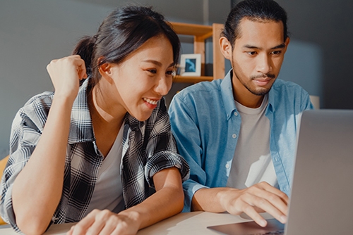 Personal Attention - Couple on Computer